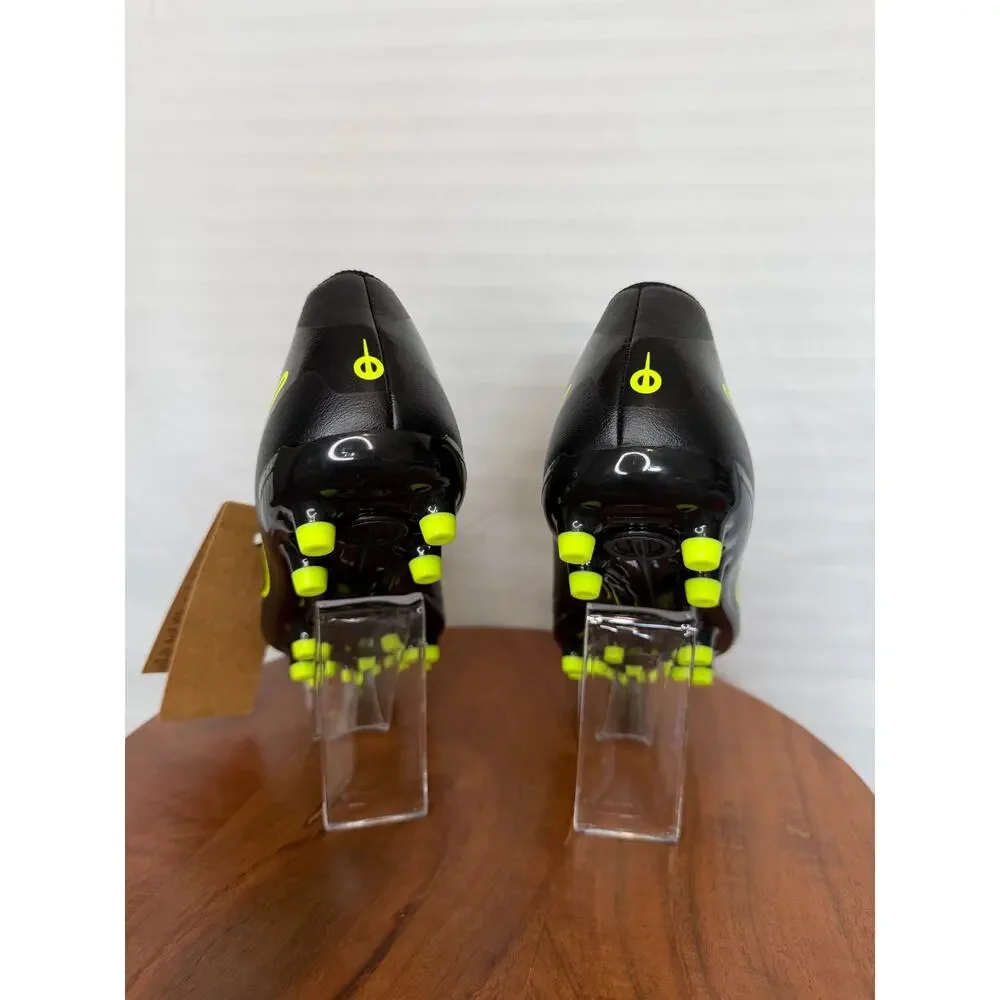Nike Jr Legend 10 Club FG/MG Soccer Cleats Youth 5.5Y Black Volt NWT
